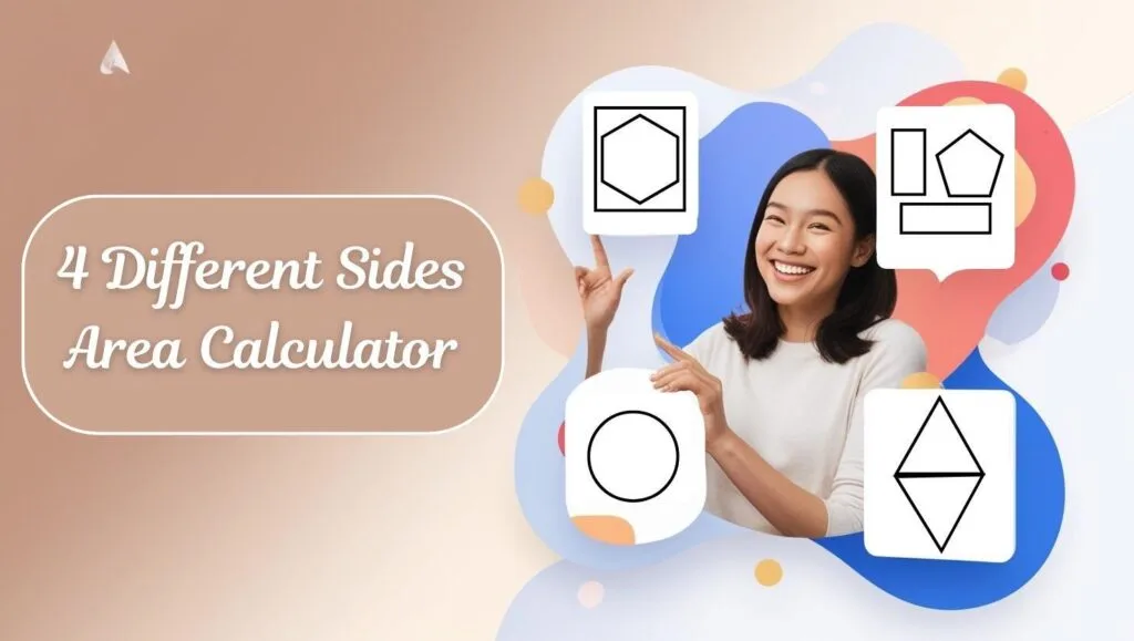 4 Different Sides Area Calculator