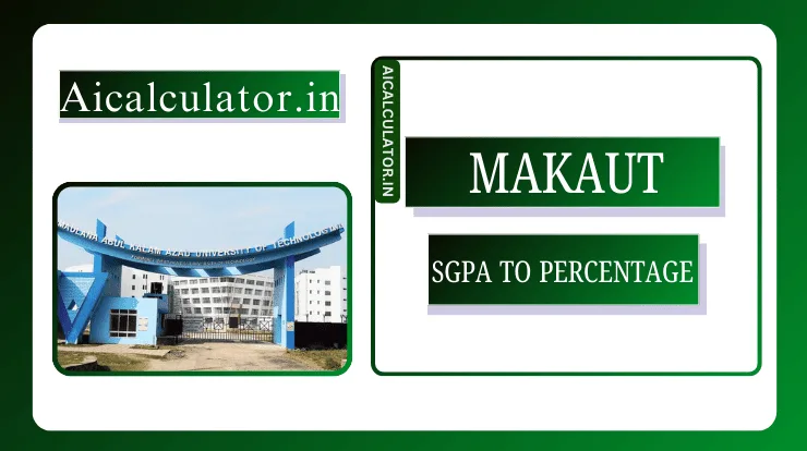 MAKAUT SGPA to Percentage 1 MAKAUT SGPA to Percentage