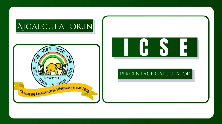 ICSE Percentage Calculator
