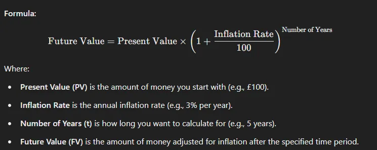 Pound Inflation Calculator (2025-26)