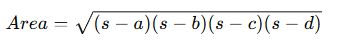 How to Calculate Area of Land with 4 Unequal Sides? 1 How to Calculate Area of Land with 4 Unequal Sides
