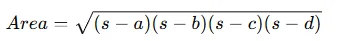 How to Calculate Area of Land with 4 Unequal Sides
