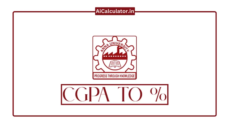 anna university cgpa to percentage