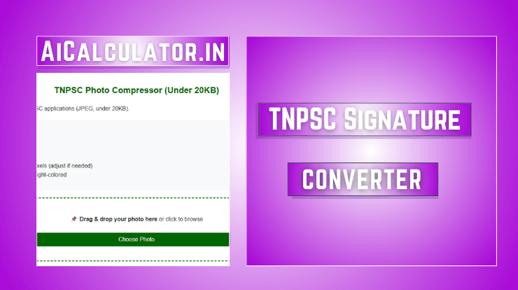 TNPSC Signature compressor (Under 20KB) 1 TNPSC Photo Compressor (Under 20KB)