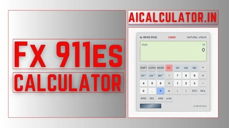 Fx 991es Plus Calculator Online