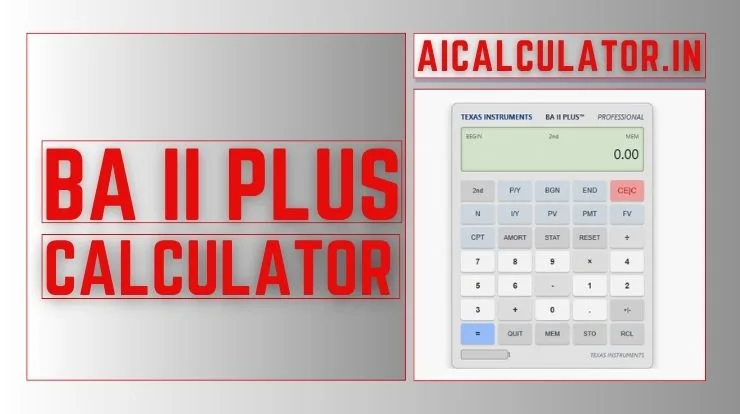 BA 2 Plus Calculator Online