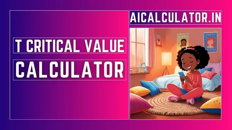 T Critical Value Calculator