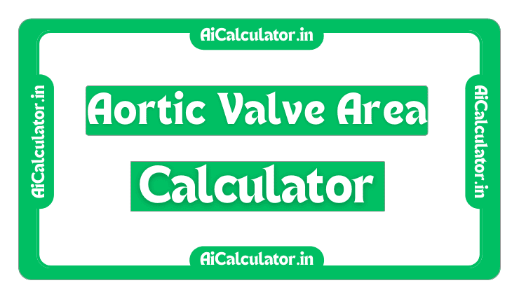 Aortic Valve Area calculator