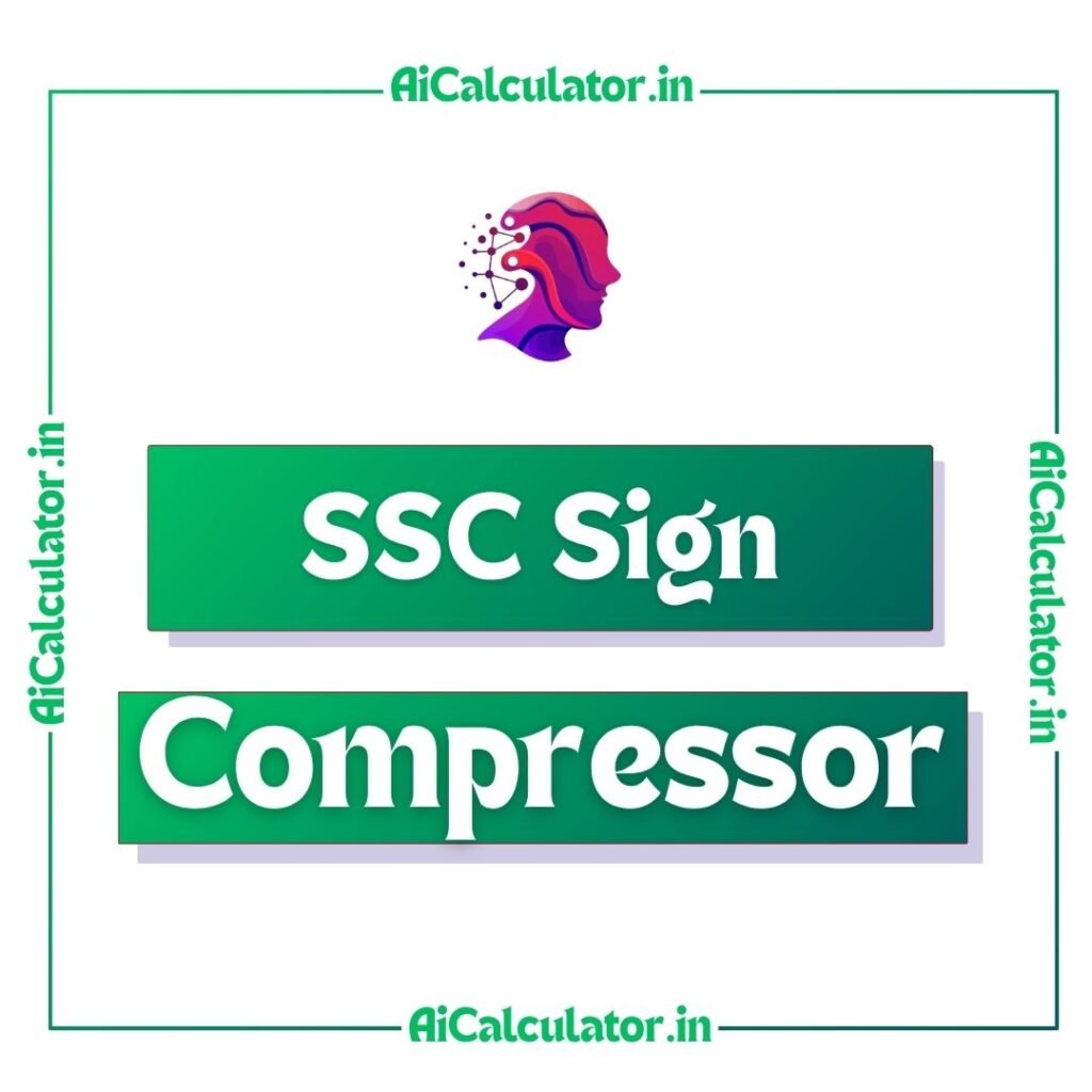 SSC Signature Compressor