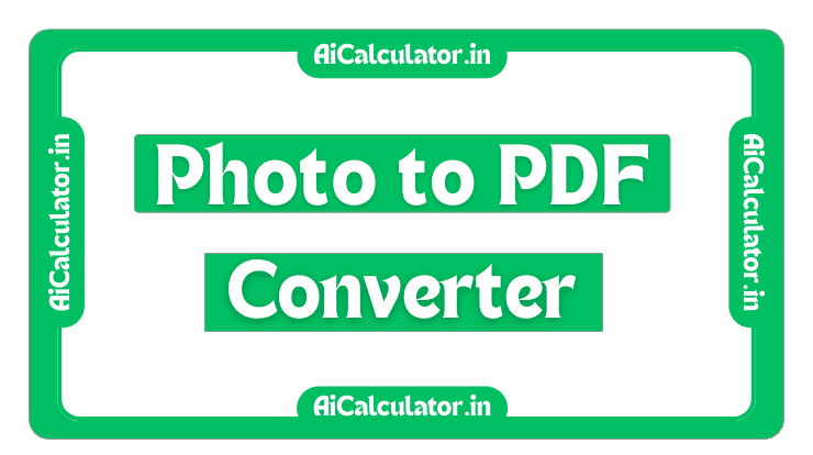 Photo to PDF Converter