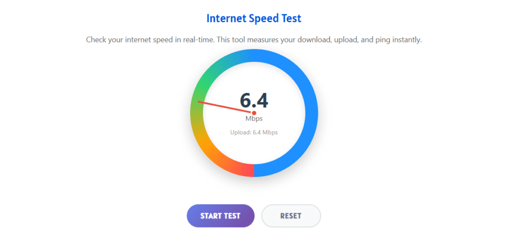 internet speed test